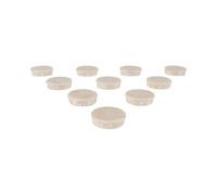 Bi-Office Aimants Biofusion - biocomposites à Base de Coquillages, 3 cm, Paquet de 10