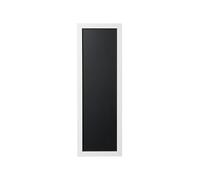Bi-Office Back2Chalk Essentials Tableau à craie Noir Cadre en MDF Blanc Mat 20x60cm