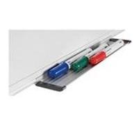 Bi-Office Maya Tableau blanc magnétique avec cadre en aluminium 90 x 60 cm Blanc