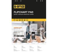 Bi-Office Bloc Papier pour Paperboard, Euro, Blanc, 50 feuilles par Tableau, Avec Perforation