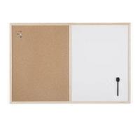 Bi-Office MX07106010 Tableau blanc 900 x 600 mm Acier laqué/liège Magnétique