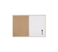 Bi-Office MX07106010 Tableau blanc 900 x 600 mm Acier laqué/liège Magnétique