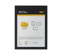 Bi-Office Cadre de présentation des certificats, A3, cadre noir