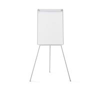 Bi-Office Chevalet de Conférence Trépied Économique, Magnétique, Gris, Paperboard avec Cadre Plastique 70X100 cm