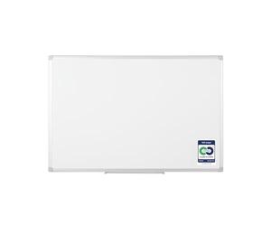 Bi-Office Earth - Tableau Blanc Magnétique, Surface Émaillé avec Cadre en Aluminium 60 x 45 cm