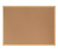 Bi-Office Earth - Tableau liège recyclable cadre finis bois 60 x 45 cm