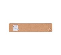 Bi-Office Eco Tableau en liège sans cadre, liège naturel double face, bande 50 x 10 cm