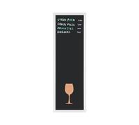 Bi-Office, Essentials Vino Combo Slim, 30 x 90 cm, ardoise pour craie et liège, cadre en MDF blanc
