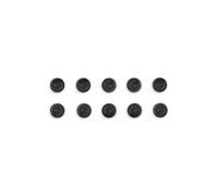 Bi-Office Lot de 10 Aimants rond 30 mm Noir