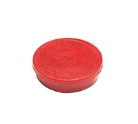 Bi-Office Lot de 10 Aimants rond 30 mm Rouge