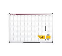 Bi-Office Maya Agenda annuel magnétique 365 jours 90 x 60 cm