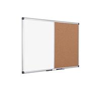 Bi-Office Maya Tableau mixte en liège magnétique 1200 x 900 mm Blanc
