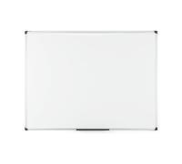 Bi-Office Maya W Series Tableau blanc magnétique avec cadre en aluminium 120 x 90 cm Blanc
