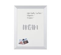 Bi-Office MM04447522 Kamashi Tableau Blanc effaçage à sec magnétique avec cadre en MDF 45 x 60 cm Argenté