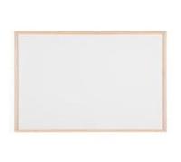 Bi-Office Tableau blanc MM07001010 laqué cadre bois acier magnétique blanc 60 x 90 cm