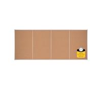 Bi-Office Outsize Tableau en Liège, 240 x 100 cm, surface en liège, cadre en aluminium