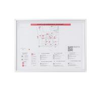 Bi-Office Porte-documents d'affichage New Generation A9, format papier A4, cadre en aluminium