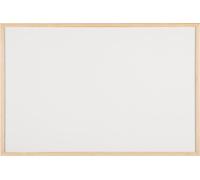 Bi-Office Tableau blanc avec cadre en bois (L)900 x (H)600 mm