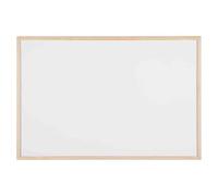 Bi-Office – Tableau blanc magnétique, cadre en bois noir, 40 x 30 cm