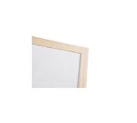 bi-office tableau blanc, cadre en bois, (l)400 x (h)300 mm noir