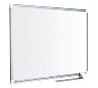 Bi-Office Tableau blanc laqué Maya New Generation - L.180 x H.120 cm - Magnétique - Cadre Aluminium