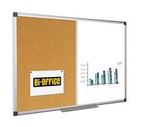 Bi-Office Tableau combiné Blanc/liège 90 x 120 cm