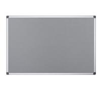 Bi-office Tableau d'affichage Maya FA2142170 cadre aluminium feutre 240x120cm gris
