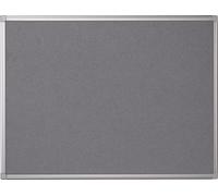 Bi-office Tableau d'affichage Maya FA2742170 cadre aluminium feutre 180x120cm gris