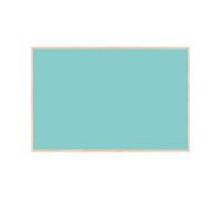 Bi-Office Tableau Magnétique Earth New Basic Caribe, 58,5 x 38,5 cm, Surface en Acier Laqué, Cadre en Pin Naturel