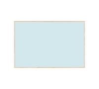 Bi-Office Tableau Magnétique Earth New Basic Sky, 88,5 x 58,5 cm, Surface en Acier Laqué, Cadre en Pin Naturel