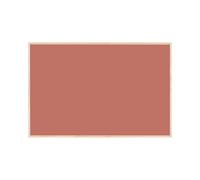 Bi-Office Tableau Magnétique Earth New Basic Terracotta, 58,5 x 38,5 cm, Surface en Acier Laqué, Cadre en Pin Naturel
