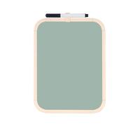 Bi-Office Tableau magnétique Easy Olive Tree, 21,6x27,9cm, surface en acier laqué, cadre en plastique beige