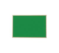 Bi-Office Tableau noir, bois naturel, 900 x 600 mm, vert