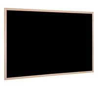 Bi-Office Tableau Noir, Cadre en Pin, 90 x 60 cm