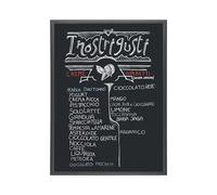 Bi-OFFICE Tableau noir classique avec Cadre Merisier 900 x 600 mm - PM0715162