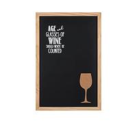Bi-Office - Tableau Noir pour Craie Vino Combo, 40 x 60 cm, Cadre en pin