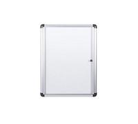 Bi-Office Vitrine d'Affichage Interieur Enclore Extra, Tableau Blanc Magnétique Verrouillable, Taille: 532 x 686 mm - 4xA4