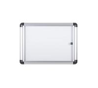 Bi-Office Vitrine d'Affichage Interieur Enclore Extra, Tableau Blanc Magnétique Verrouillable, Taille: 513 x 371 mm - 2xA4