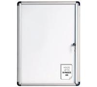 Bi-Office VT630109660 support de panneau et stand d'information A4 Acier émaillé Blanc Blanc G