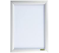 Bi-Office VT720415370 Tableau d'affichage avec Cadre système de clip Gris
