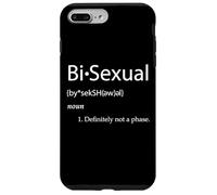 Bi-Sexual Definition Joke Funny LGBTQ Gay Pride Community Bi Coque pour iPhone 7 Plus/8 Plus