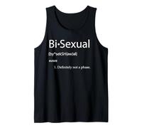 Bi-Sexual Definition Joke Funny LGBTQ Gay Pride Community Bi Débardeur