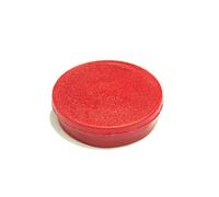 Bi-Silque Lot de 10 aimants ronds 10 mm 10 mm Rouge