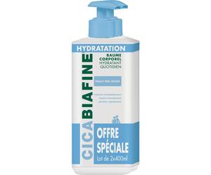 Biafine Cicabiafine Baume Corporel Hydratant 2x400ml