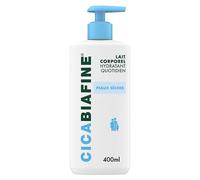 Biafine CicaBiafine Lait Corporel Hydratant Quotidien Peaux Sèches Flacon Pompe 400ml
