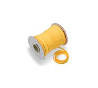Biais double pli, 1,27 cm, continu, pour couture, matelassage, ourlet, v tements, artisanat, polyester non extensible (13 mm, 55 yards, orange-jaune)