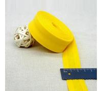 Biais en coton de 25 mm (1") de large, ruban repassé simple plié, pour la confection de vêtements et la couture - 08-25 mm x 5 m