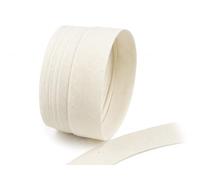 Biais Uni Blanc Cassé 20 mm x 5 m - Ruban de Biais Couture 50% Coton 50% Polyester - Vendu à la Coupe - Finition Vêtements, Linge de Maison & DIY