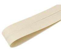 Biais Uni Écru 30 mm x 1,50 m - Ruban de Biais Couture 50% Polyester 50% Coton - Vendu à la Coupe en Longueur Continue - Finitions Vêtements, Linge de Maison, Sacs, Patchwork et Couture Créative
