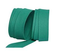 Biais Uni Vert Canard 20 mm x 5 m - Ruban de Couture 50% Coton 50% Polyester - Bordure Textile pour Vêtements, Patchwork, Sacs, Linge de Maison & DIY - Vendu à la Coupe